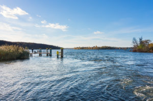 Berlin, Wannsee, Fähranleger zur Pfaueninsel, Überfahrt Berlin, Wannsee, Fähranleger zur Pfaueninsel, Überfahrt